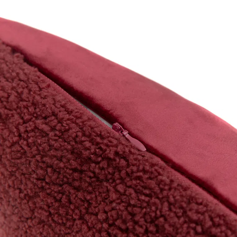 Poszewka BAARN boucle bordowa 45x45 cm