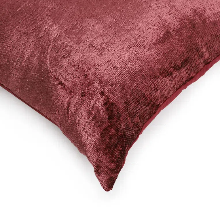 Poszewka PILAR bordowa 45x45 cm