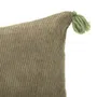 Poszewka ARENA sztruksowa zielona 45x45 cm