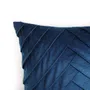 Poszewka KARI z zakładkami granatowa 45x45 cm
