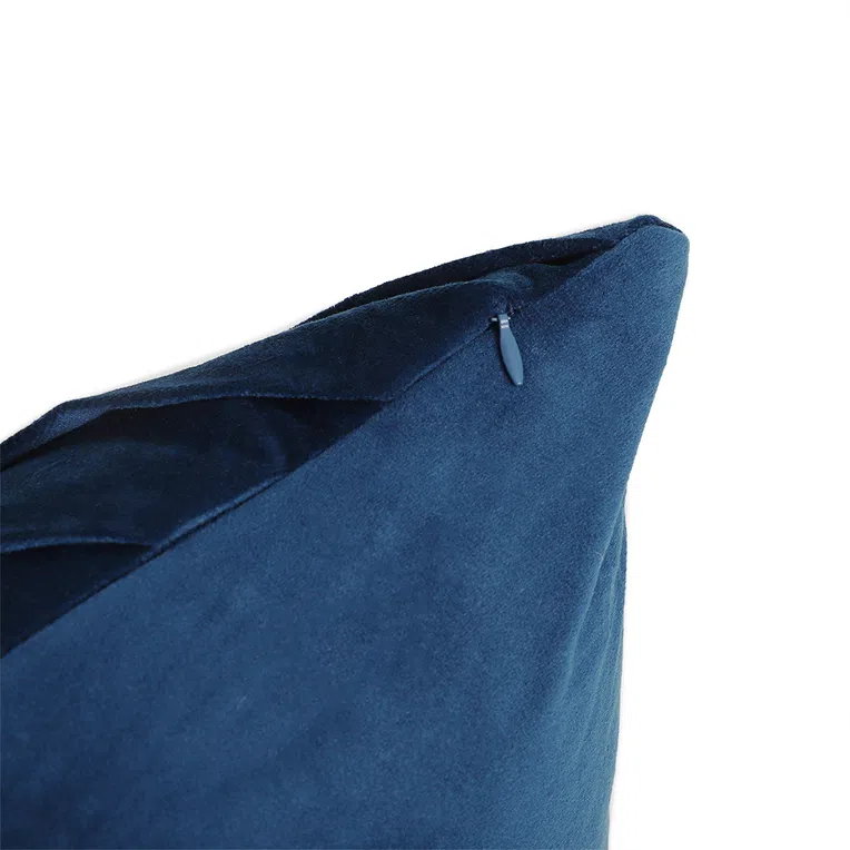 Poszewka KARI z zakładkami granatowa 45x45 cm