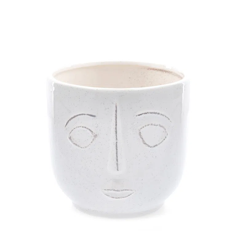 Osłonka na doniczkę MUKA ceramiczna 14x12.6 cm