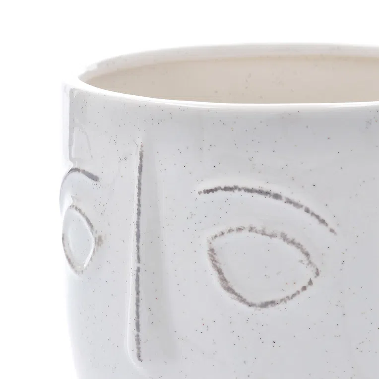 Osłonka na doniczkę MUKA ceramiczna 14x12.6 cm