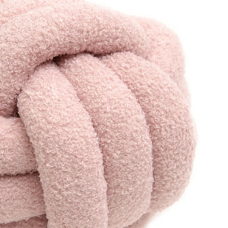 Poduszka HIBI supeł brudny róż 30 cm