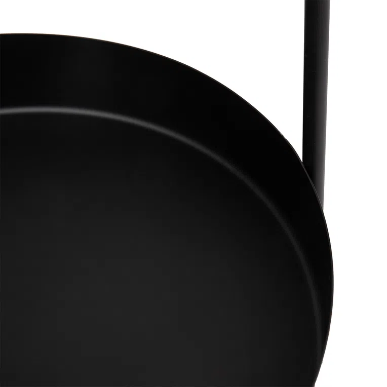 Taca SPES metalowa czarna 26,5x24,9x25,1 cm