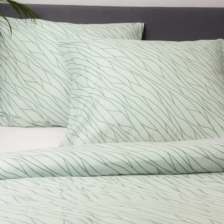 Pościel LARME bawełniana pistacjowa 200x220 cm