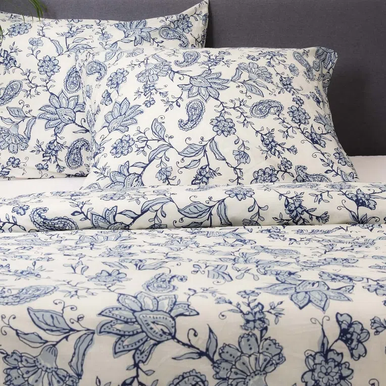 Pościel TELLE bawełniana beżowa 160x200 cm