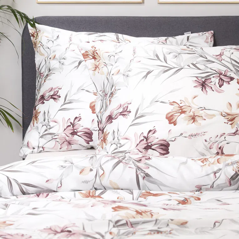 Pościel BINA satynowa biała 200x220 cm