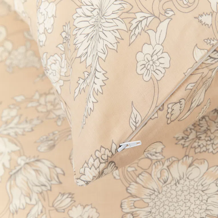 Pościel ANDE satynowa beżowa 160x200 cm