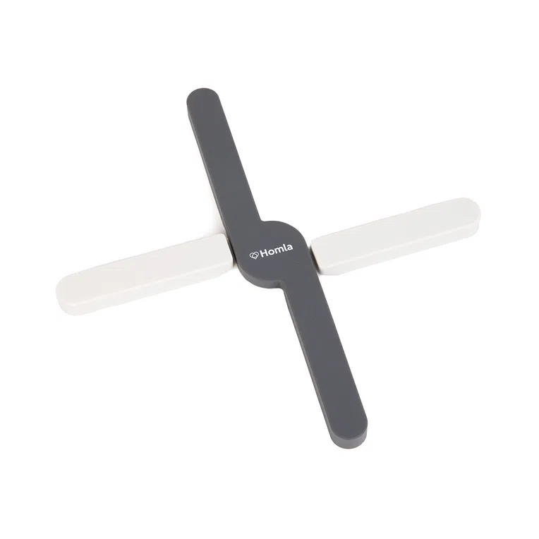 Podstawka EASY COOK pod gorące naczynie składana szara 20x3 cm