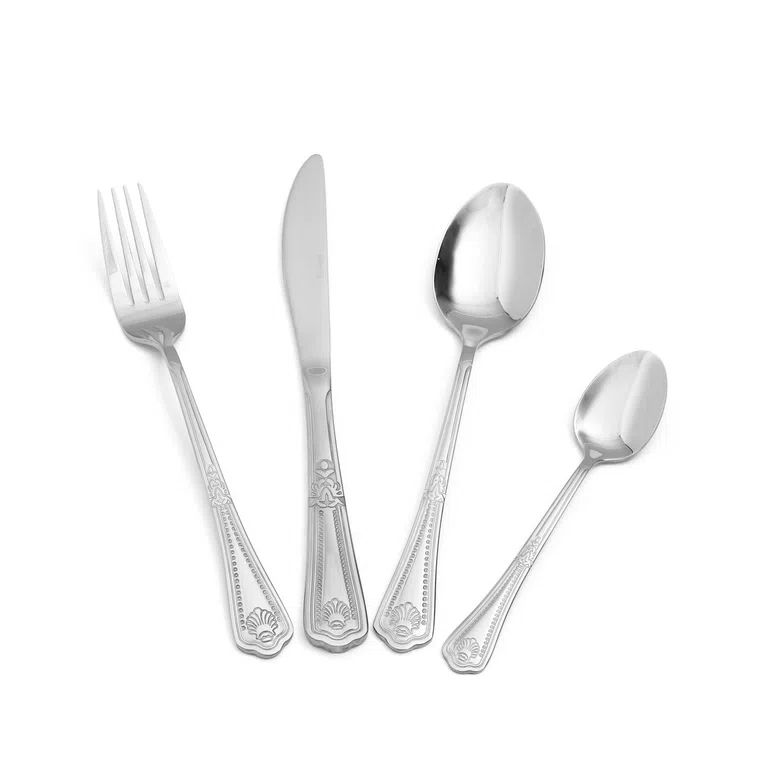 Zestaw sztućców MERCER srebrnych 24 szt