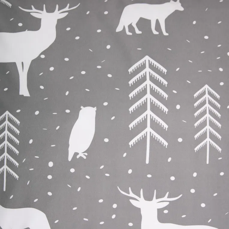 Pościel RENO z mikrofibry w renifery 160x200 cm