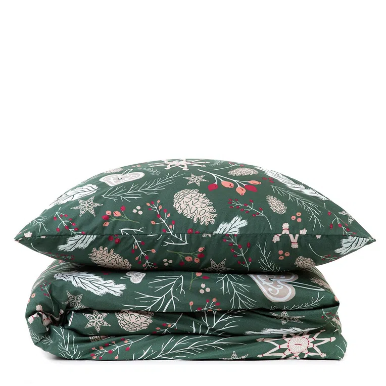 Pościel TAMO z mikrofibry z motywem świątecznym 160x200 cm
