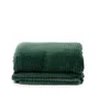 Koc FLEN z szerpą zielony 150x200 cm