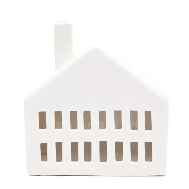 Lampion COZY HOME domek z ledem 16x6,6x17 cm