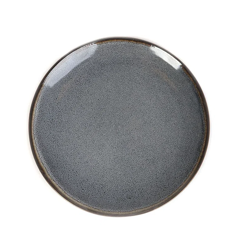 Talerz LARISA obiadowy szary 25 cm