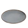 Talerz LARISA obiadowy szary 25 cm