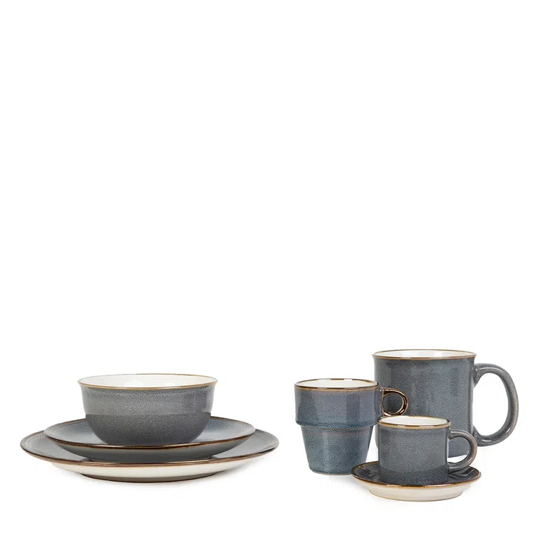 Filiżanka LARISA do espresso ze spodkiem szara 0,08 l