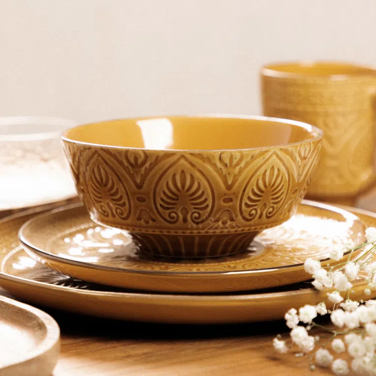 Miska INDIE musztardowa 16 cm