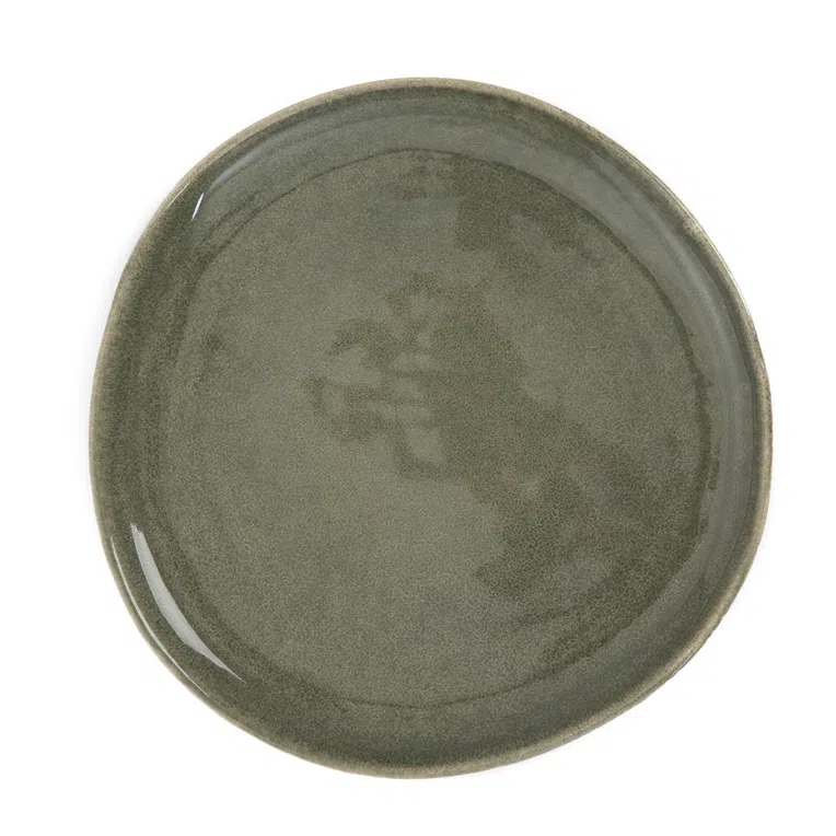 Talerz MYSTIC obiadowy zielony 27 cm