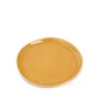 Talerz MYSTIC deserowy musztardowy 21 cm