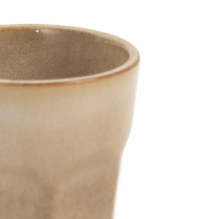 Kubek CARLA bez ucha beżowy 0,15 l