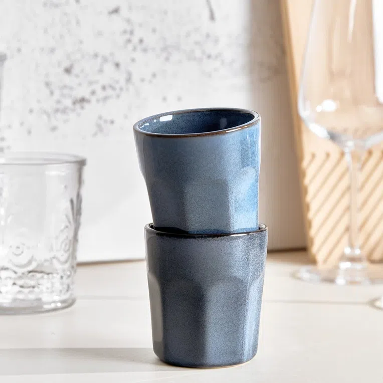 Kubek CARLA bez ucha granatowy 0,15 l