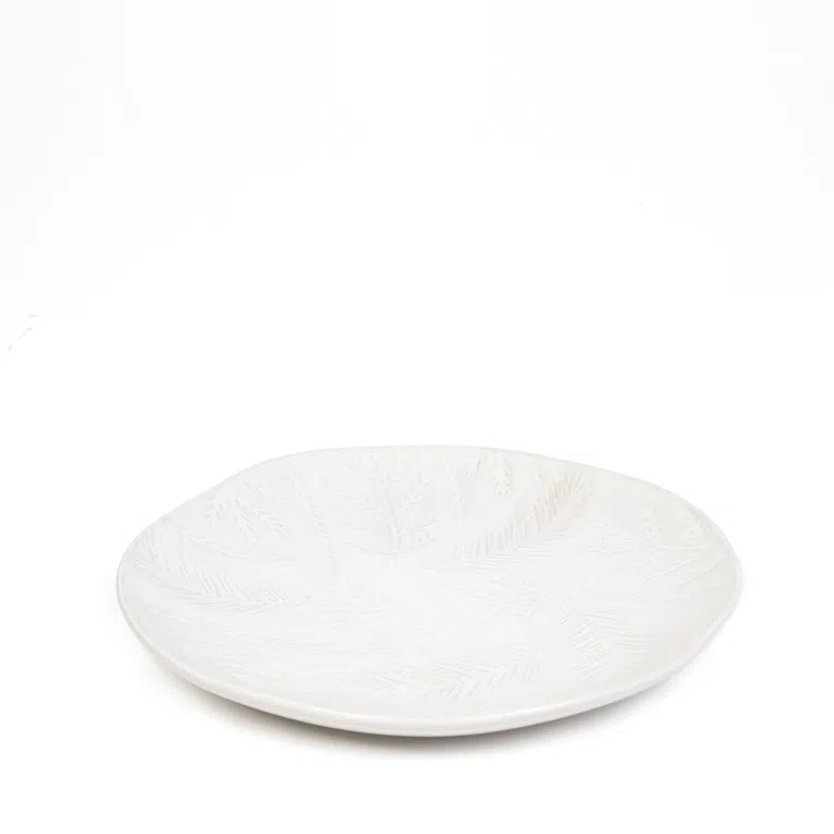 Talerz RAMOS deserowy kremowy 21 cm