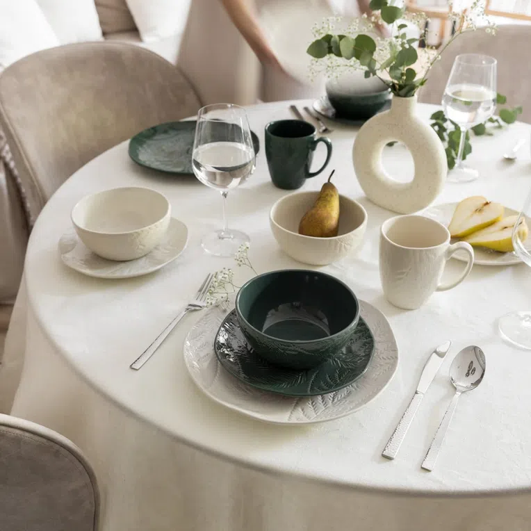 Talerz RAMOS deserowy kremowy 21 cm