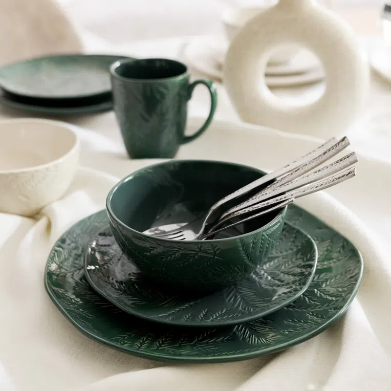 Talerz RAMOS obiadowy zielony 27 cm