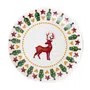 Talerz NUKKO obiadowy z reniferem 26 cm