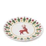 Talerz NUKKO obiadowy z reniferem 26 cm