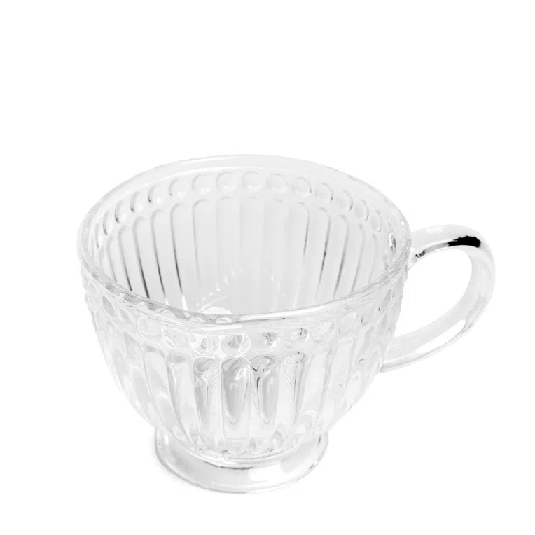 Filiżanka BARREL szklana w paski 0,36 l