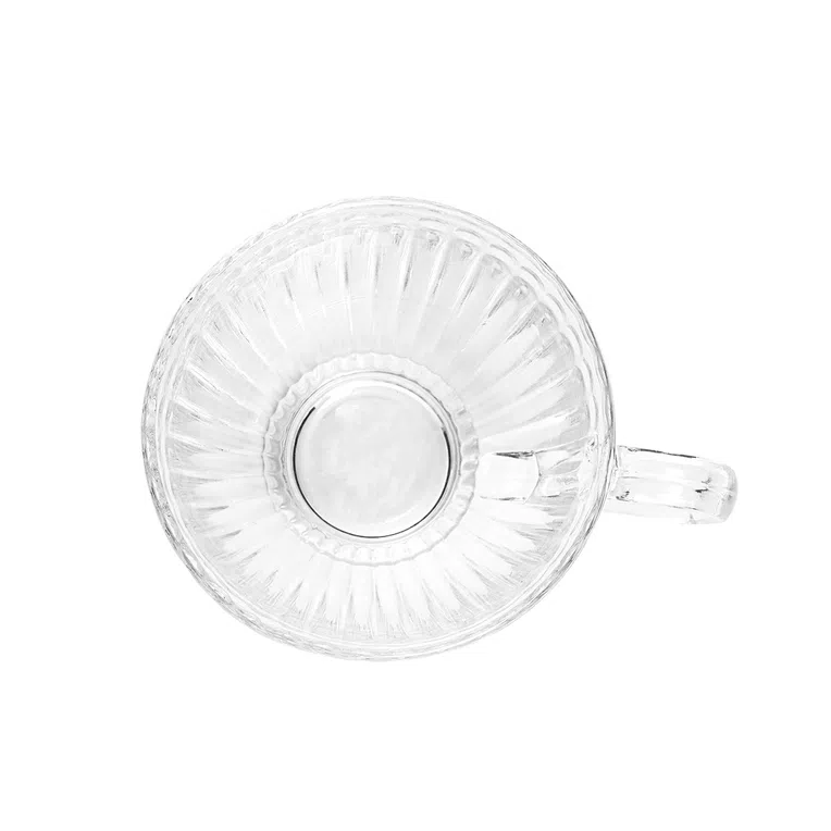 Filiżanka BARREL szklana w paski 0,36 l