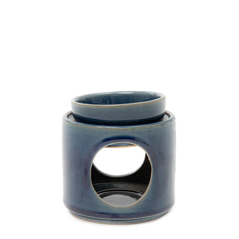 Kominek SOLETO ceramiczny granatowy 9,4x9,6 cm