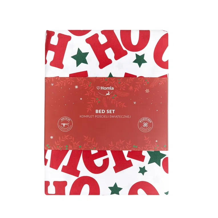 Pościel JOLLY z mikrofibry z motywem świątecznym 140x200 cm + 1*70x80 cm