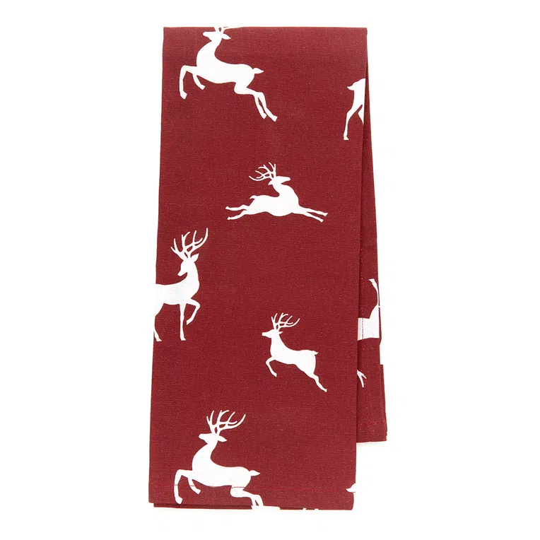 Zestaw ścierek kuchennych RENAR czerwonych 2*45x70 cm