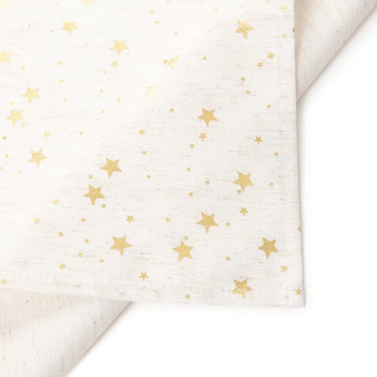 Bieżnik STARSE w gwiazdki biały 40x160 cm