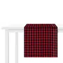 Bieżnik REJ w kratę czerwony 40x160 cm