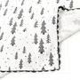 Obrus HALLA w czarne choinki 130x180 cm