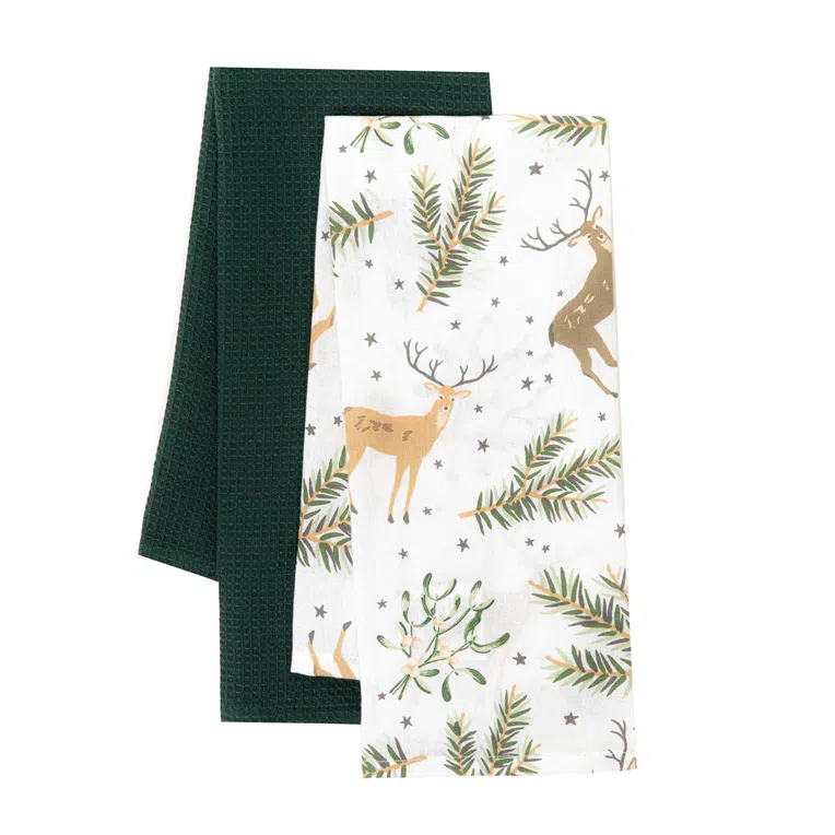 Zestaw ścierek kuchennych LANDSKAB z motywem świątecznym 2*45x70 cm