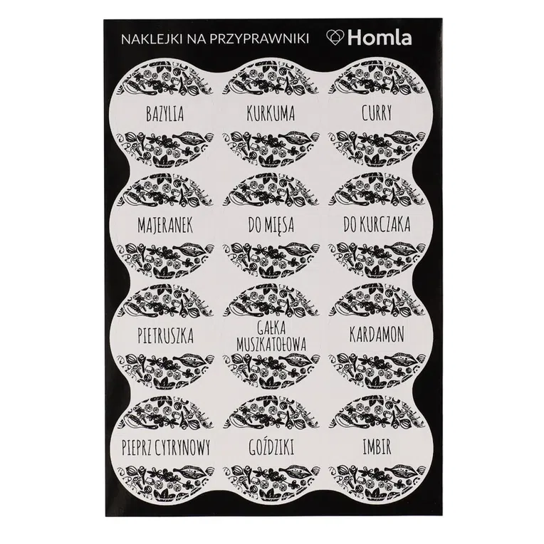 Naklejki OTTO kuchenne, 36 szt 3,5 cm