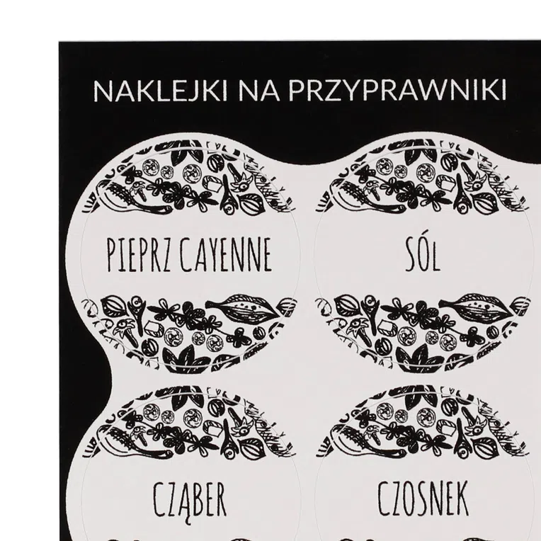 Naklejki OTTO kuchenne, 36 szt 3,5 cm