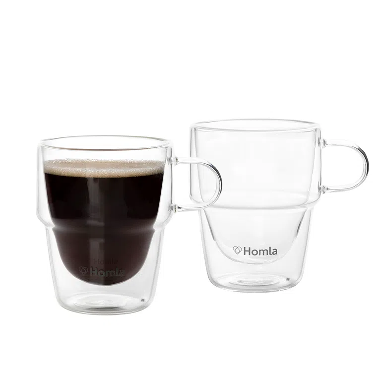 Zestaw szklanek CEMBRA z podwójną ścianką, 2 szt. 0,15 l