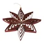 Zawieszka GALLA ASTRE gwiazda bordowa 30 cm