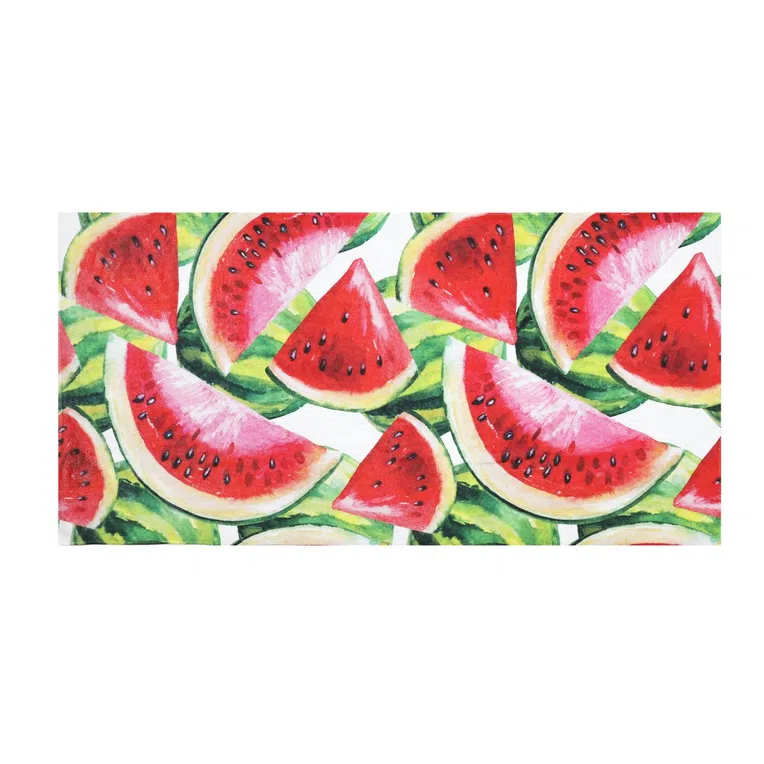 Ręcznik plażowy VERANO z nadrukiem w arbuzy 70x140