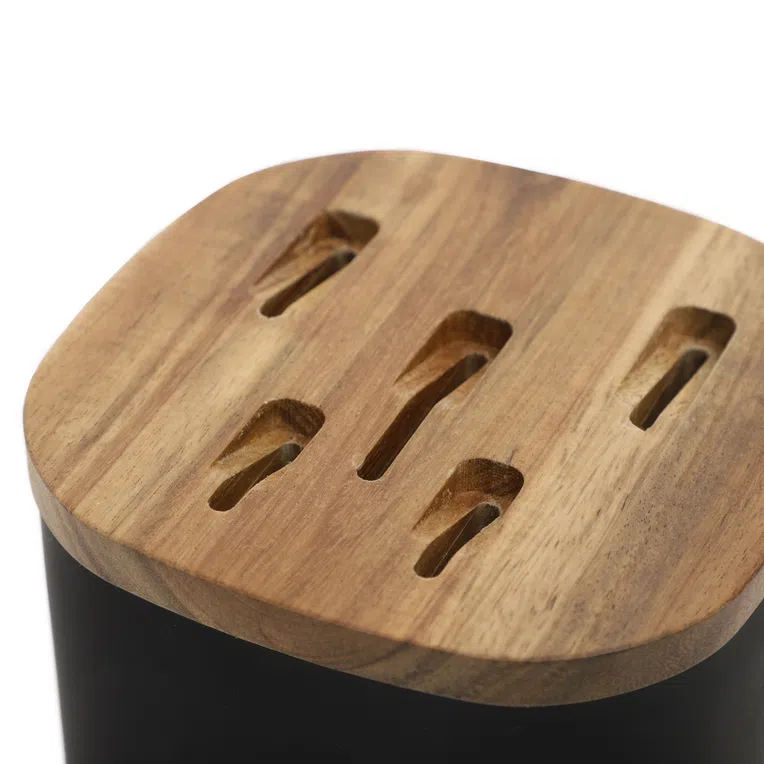 Zestaw noży SKAT w czarnym bloku 6 el.