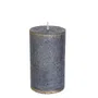 Świeca RUSTIC patynowana szara 7x11 cm