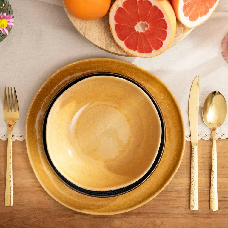 Widelec MARTELLO obiadowy złoty 20 cm