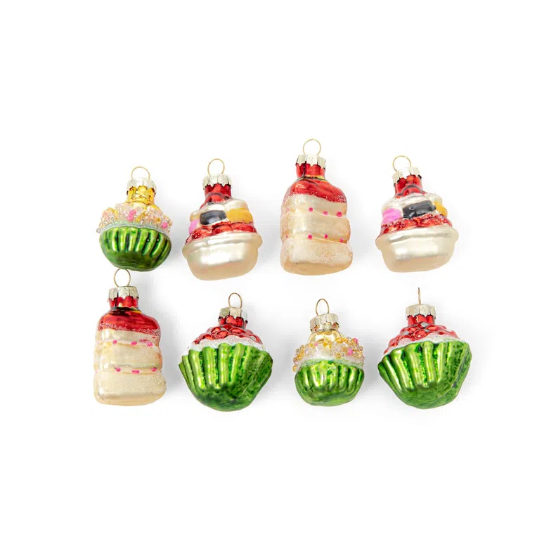 Bombki FAVER szklane słodycze 8 szt.